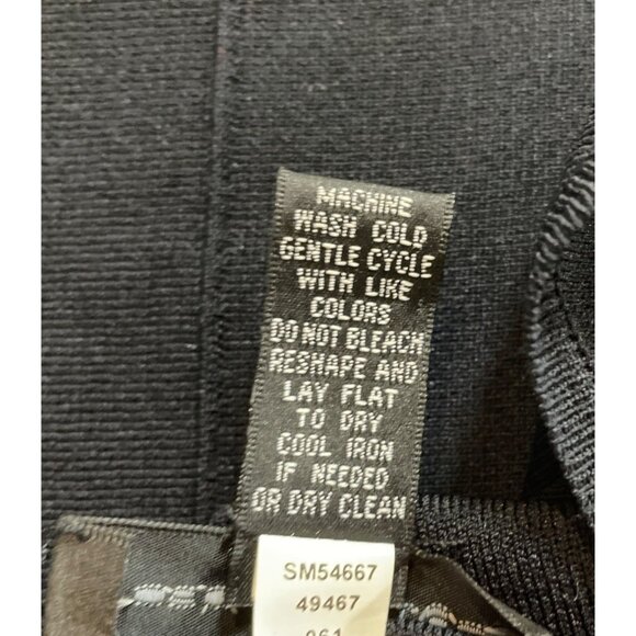 Cable & Gauge Womens Size Medium Black Sleeveless Ribbed Knit Top - Picture 7 of 7